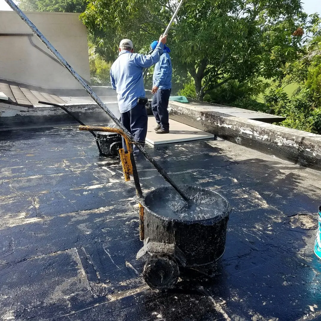 Preventive maintenance on flat roof